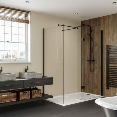 Salvaged Planked Elm Wall Panel