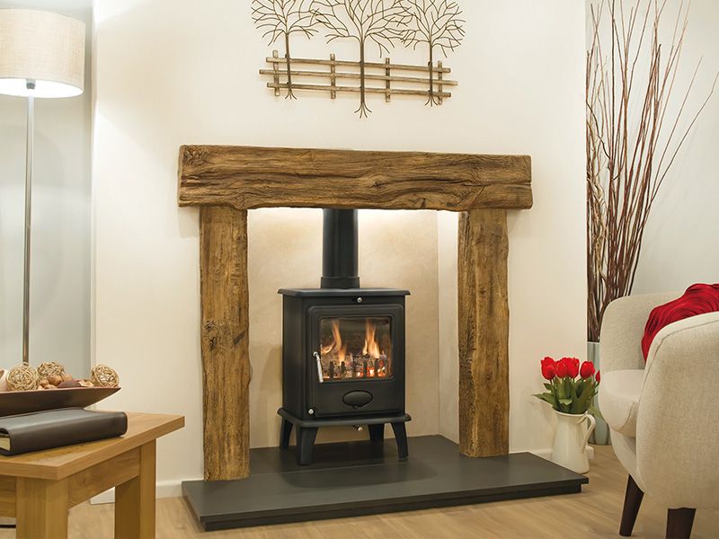 Exmoor Fireplace Beam with legs